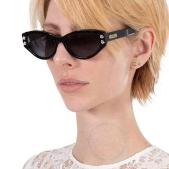 MOSCHINO Cat eye sunglasses with rhinestones NWOT! ๐๐๐ - Picture 13 of 15